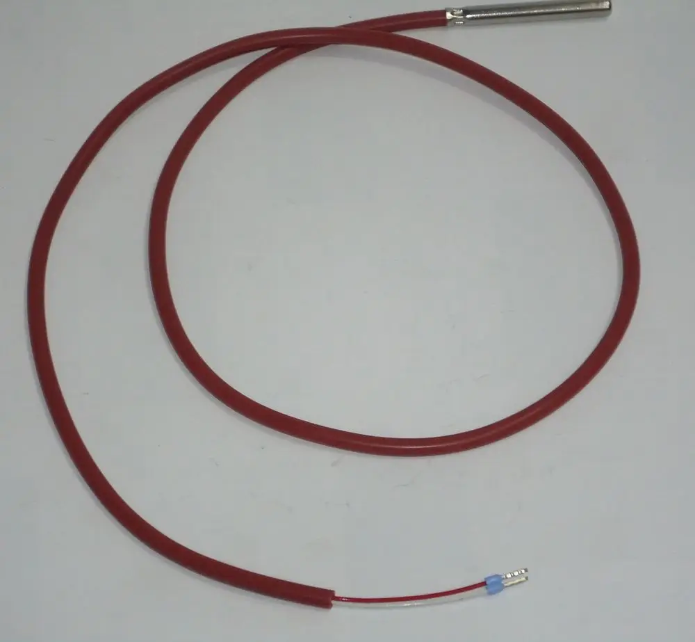 Roter Kabelsensor mit Metallspitze und Anschlussstück, geeignet für die Verwendung mit Daikin-Produkten.